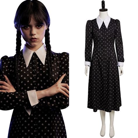 addams outfits for wednesday